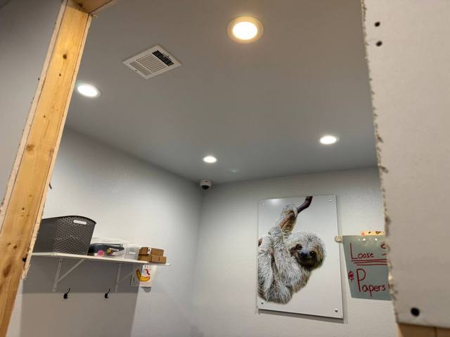 Recessed lighting and camera wiring — His Kingdom Electric, Waller TX
